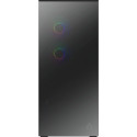 ARCTIC Xtender Mirrow Black Design, Tower case black, Tempered Glass x 2 (mirrored)