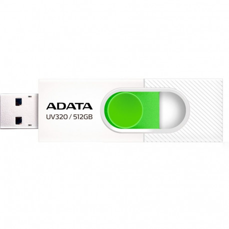 ADATA UV320 512 GB USB stick white/green, USB-A 3.2 Gen 1