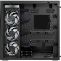 ARCTIC Xtender VG, tower case black (matt), tempered glass x 2 (tinted)