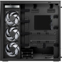 ARCTIC Xtender, tower case black (matt), tempered glass x 2 (tinted)