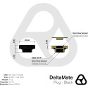 Thermal Grizzly DeltaMate Plug, connection black