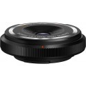 Olympus body cap lens 9mm f/8.0 Fisheye, black
