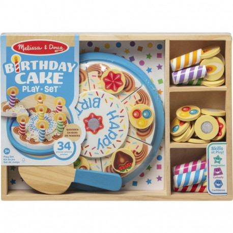 Melissa & Doug puidust sünnipäevatort