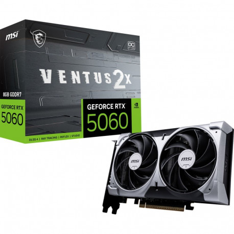 GeForce RTX 5060 VENTUS 2X OC 8G (DLSS 5, 3x DisplayPort, 1x HDMI 2.1)