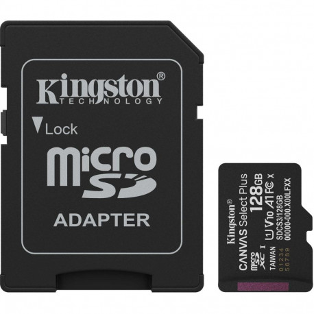 Canvas Select Plus 128 GB MicroSDXC (schwarz, UHS-I U1, Class 10, V10)