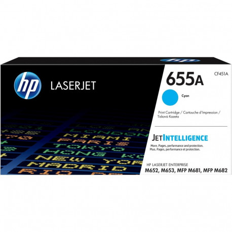 Toner cyan 655A (CF451A)