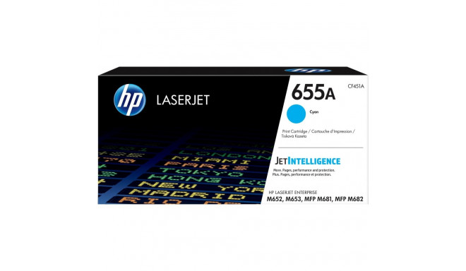 HP Toner cyan 655A (CF451A)