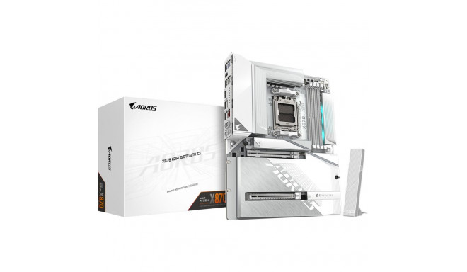 X870 AORUS STEALTH ICE (silber/weiß)