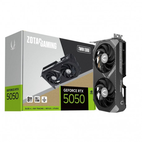GeForce videokaart RTX 5050 Twin Edge 8GB (DLSS 4, 3x DisplayPort, 1x HDMI 2.1)