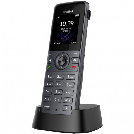 W74H, analoges Telefon (dunkelgrau, DECT-Mobilteil)