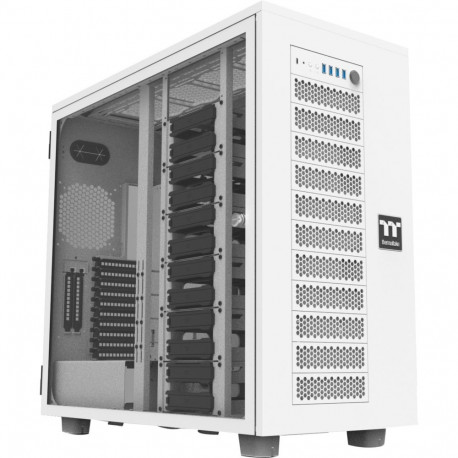 arvutikorpus AX700 TG Snow karastatud klaas XL-ATX, valge