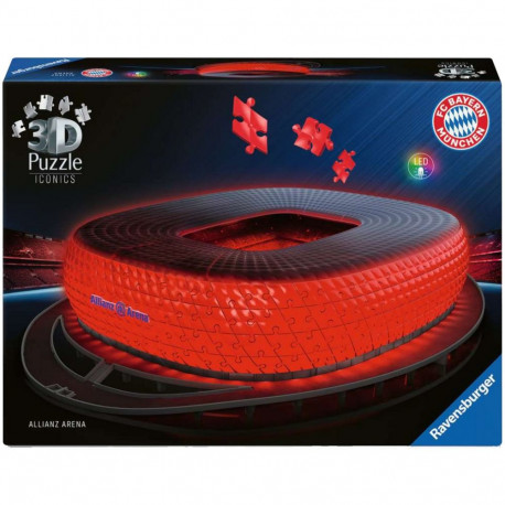 3D Puzzle Iconics: Allianz Arena - mit Licht (216 Teile)