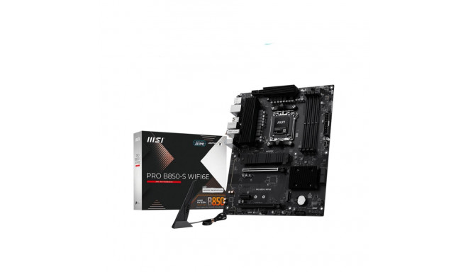 PRO B850-S WIFI6E, must, hõbe