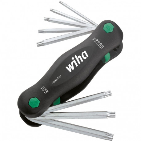 Multitool PocketStar Sechsrund (schwarz, 8 Werkzeuge)