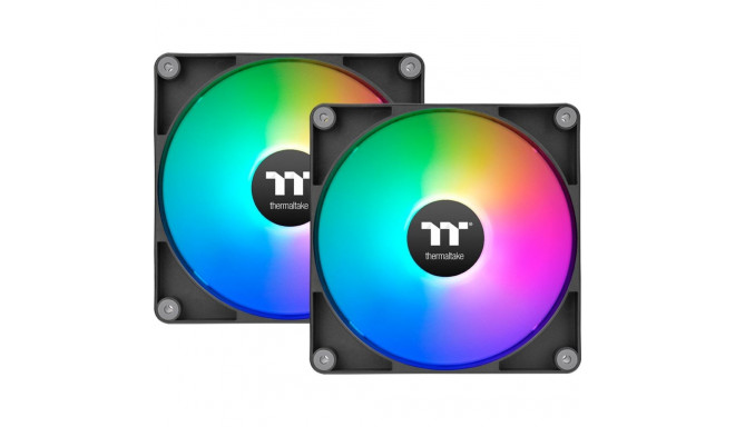 CT140 Reverse ARGB Sync PC Cooling Fan (schwarz, 2er Pack, Reverse, 140 mm)
