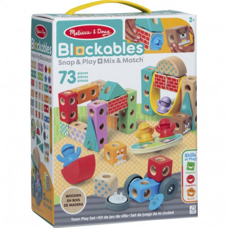 Melissa & Doug - Blockables Stadt Spielset
