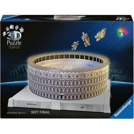 3D Puzzle Iconics: Kolosseum Rom - mit Licht (216 Teile)