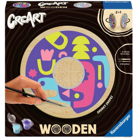 CreArt Wooden nurgakujulised vormid