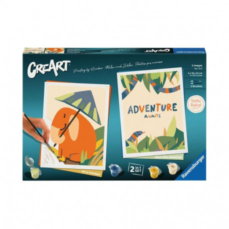 Ravensburger CreArt - Hello Baby Safari Set, painting