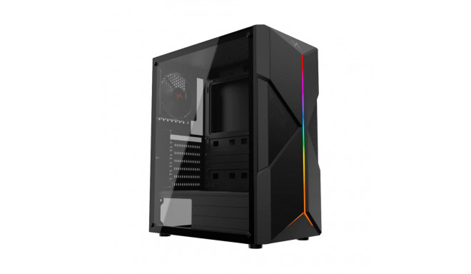 Krux Astral, tower case black, tempered glass