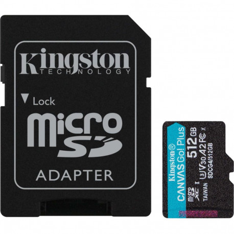 Canvas Go! Plus 512 GB microSDXC (schwarz, UHS-I U3, Class 10, V30, A2)