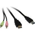 Inter-Tech IPC KVM Switch AS-42HUS, KVM switch