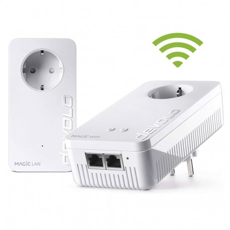 devolo Magic 2 WiFi 6 next Starter Kit, Powerline white