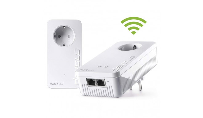 devolo Magic 2 WiFi 6 next Starter Kit, Powerline white