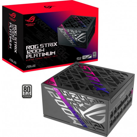 ASUS ROG-STRIX-1200P-GAMING, PC power supply 1x 12-pin high power GPU, 4x PCIe, cable management, 10