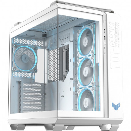 TUF GAMING arvutikorpus GT502 HORIZON ARGB karastatud klaas x2, valge