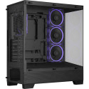 ASUS A31 PLUS TG ARGB, tower case black, tempered glass x 2
