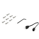 Alphacool Apex RAM X4 Water Cooler Silver, water cooling black/silver