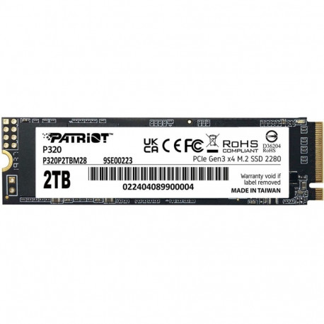 P320 2 TB (PCIe 3.0 x4, NVMe 1.3, M.2 2280)