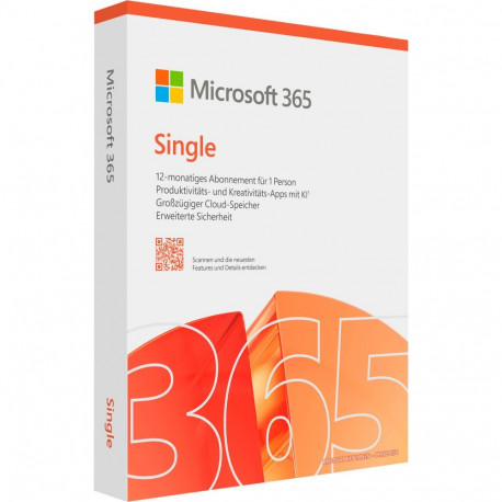 Office M365 ühe kasutaja litsents 1 aasta PC ja Mac, saksa keeles