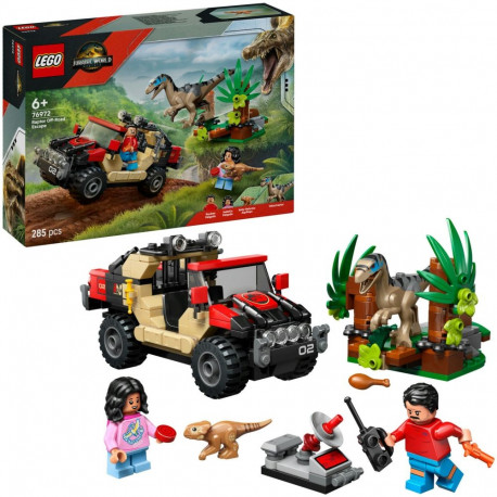 76972 Jurassic World Raptor: Verfolgungsjagd mit dem Geländewagen