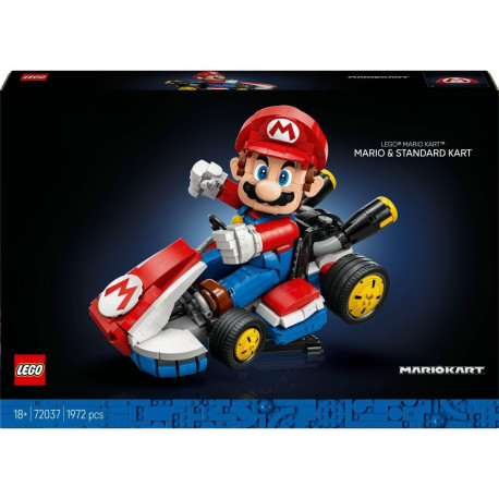 LEGO 72037 Super Mario Mario Kart: Mario & Standard Kart, Construction Toy