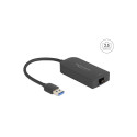 DeLOCK USB Type-A Adapter to 2.5 Gigabit, LAN Adapter black