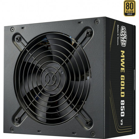 Cooler Master MWE 850 V3 Black, PC power supply black, 1x 12-pin high power GPU, 4x PCIe, 850 watts