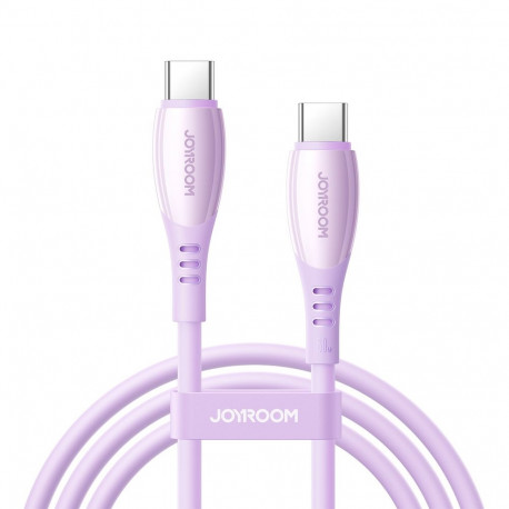Joyroom S-A59 Vibrant Series 60W USB-C - USB-C Cable 1.2m - Purple