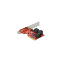 DeLOCK 6 port SATA PCI Express x4 Card - Low Profile Form Factor