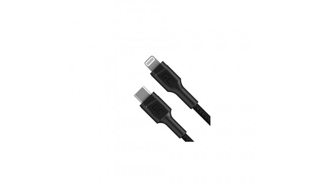 Green Cell KABGC07 lightning cable 1 m Black