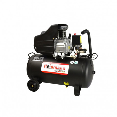 Eļļas kompresors 50L, modelis H00721, HEIDMANN