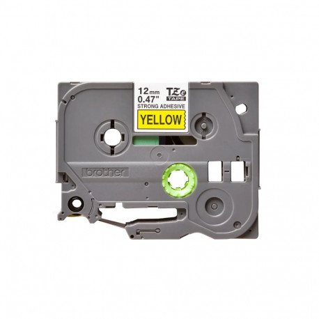 Kleepkirjalint/markeerimislint BROTHER Strong TZE-S631 12mm must/kollasel analoog