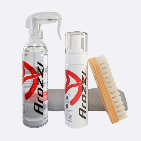 Puhastus- ja hoolduskomplekt Arozzi Cleaning Kit, sobib tekstiilkattega ja erinevate naturaalsete ja