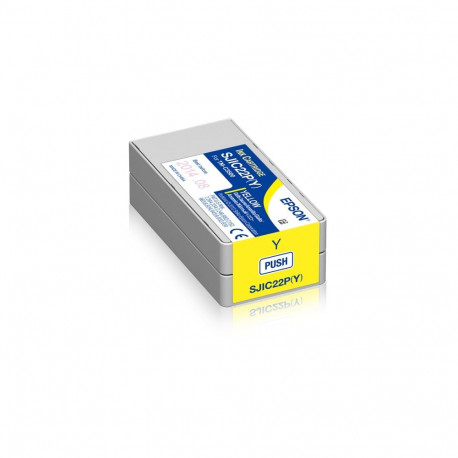 Epson SJIC22P(Y) (C33S020604) Ink Cartridge, Yellow