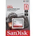 SanDisk mälukaart CF 8GB Ultra 50MB/s