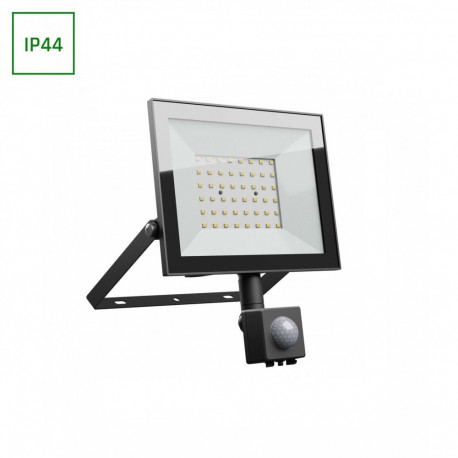 FLOODLIGH SENSOR 50W 230V neutraalne valge IP44 must
