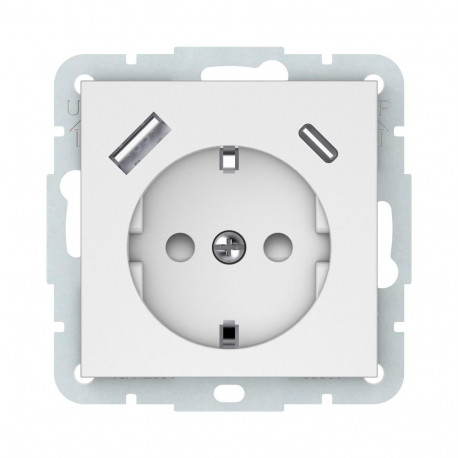 SOCKET+USB-A+C WMAT RP16-002-22/A+C QR