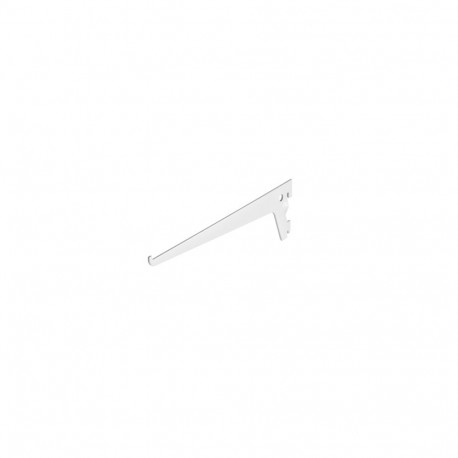 BRACKET SINGLE SLOT 250 MM WHITE