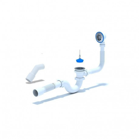 BATH TRAP OUTLET OVERFL 1 1/2 FLEXI E156